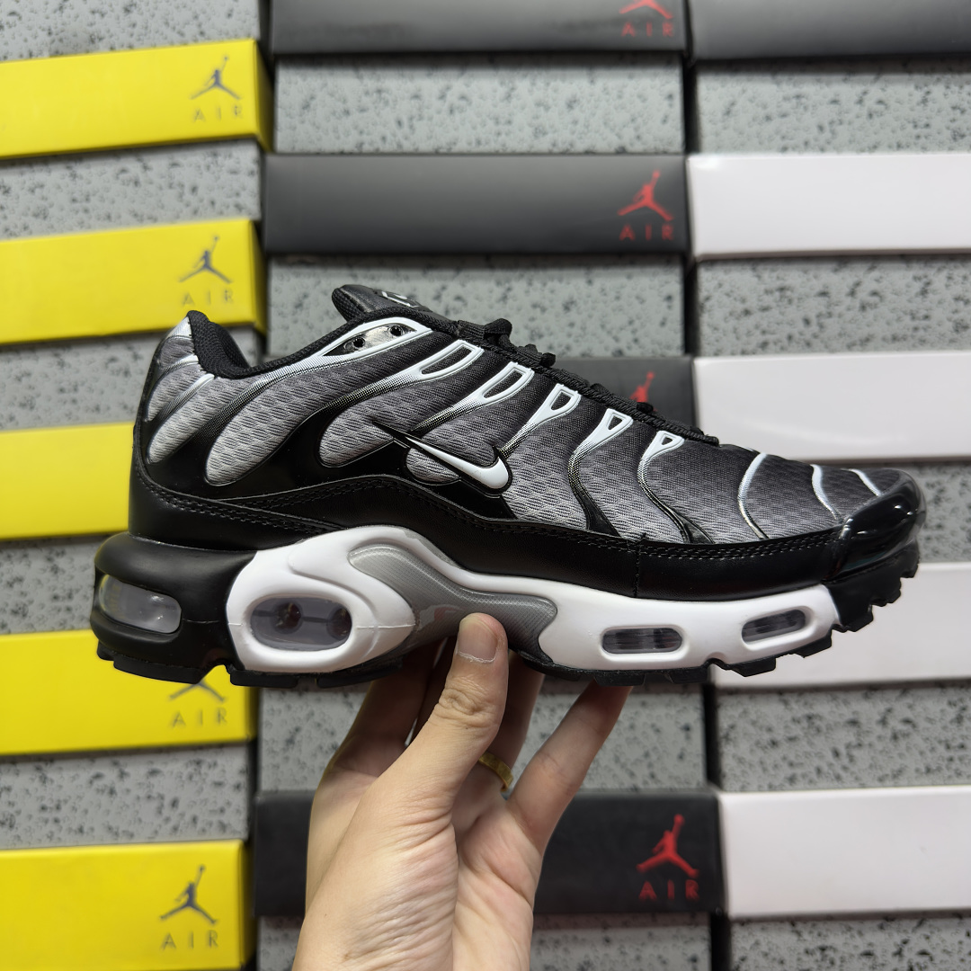 Nike Air Max Plus (Black Silver White) - Image 7
