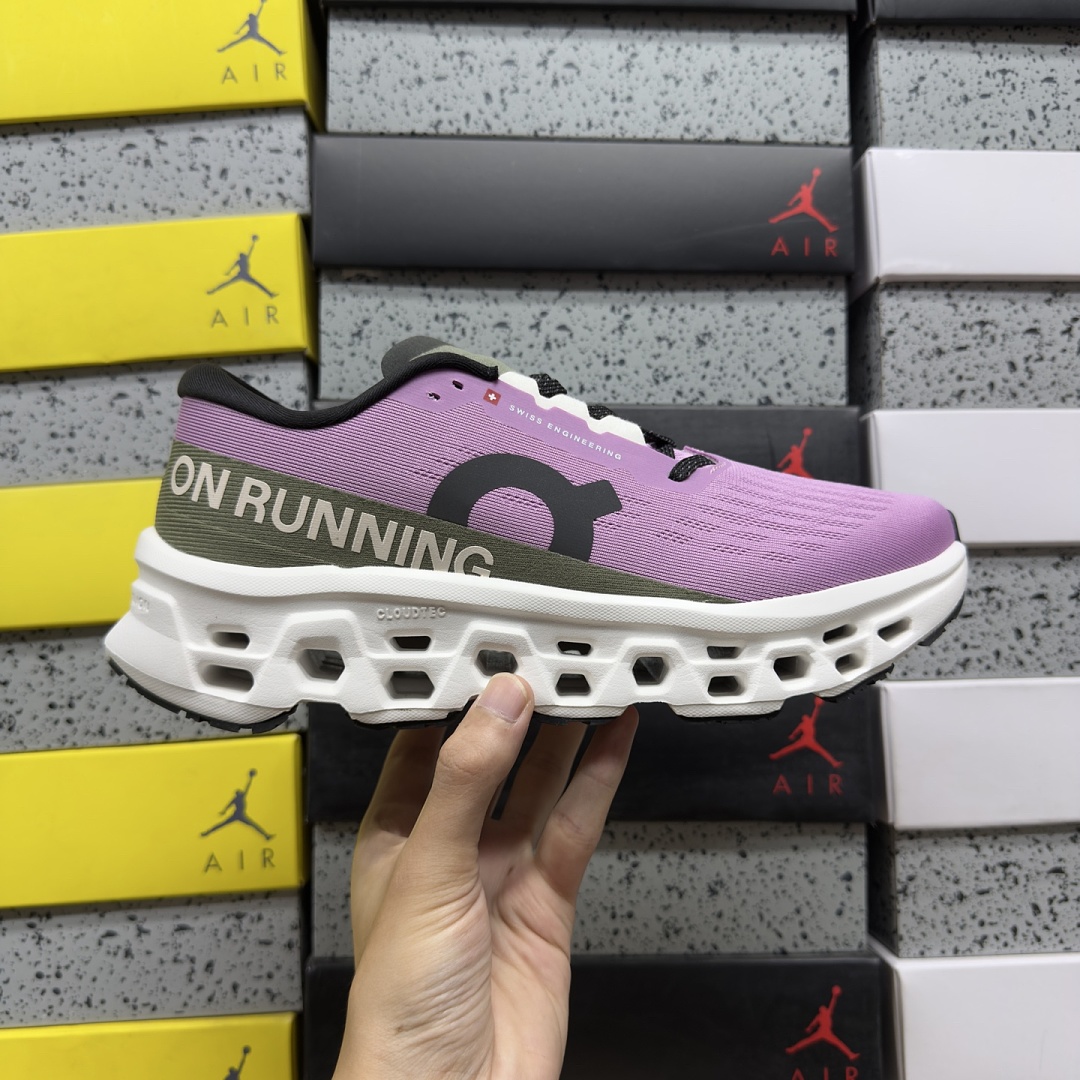 On Running Running Cloudmonster 3 Sakura Ivory - Image 8