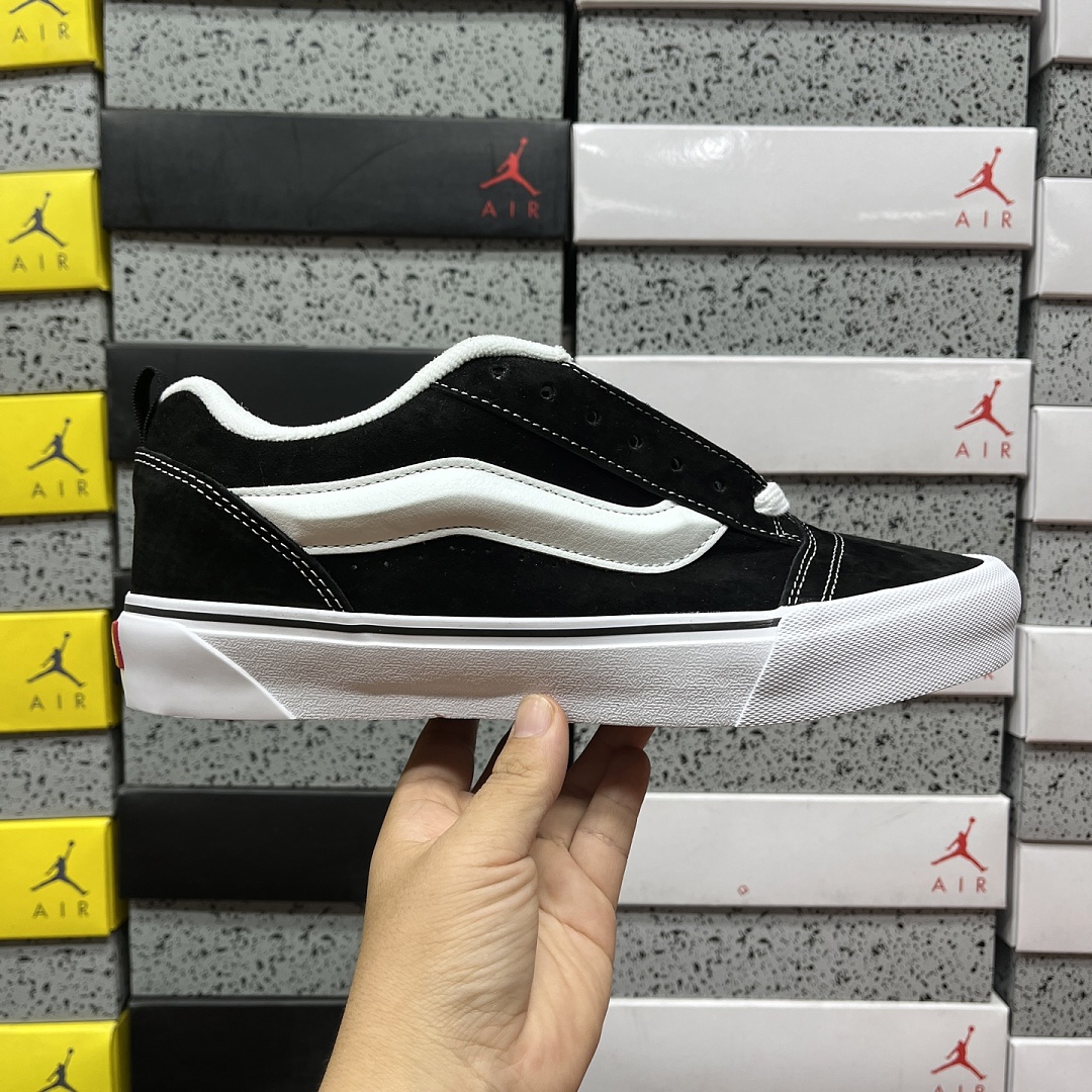 Vans Knu Skool (Black White VN) - Image 7