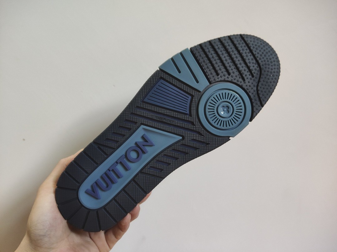 Louis Vuitton LV Trainer X Nigo Blue Demin - Image 9