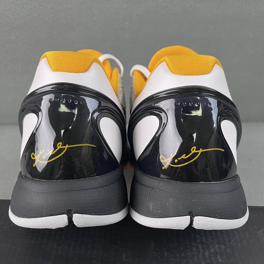 Nike Kobe 6 Protro Playoff Pack White Del Sol Playoffs (Black Yellow) - Image 5