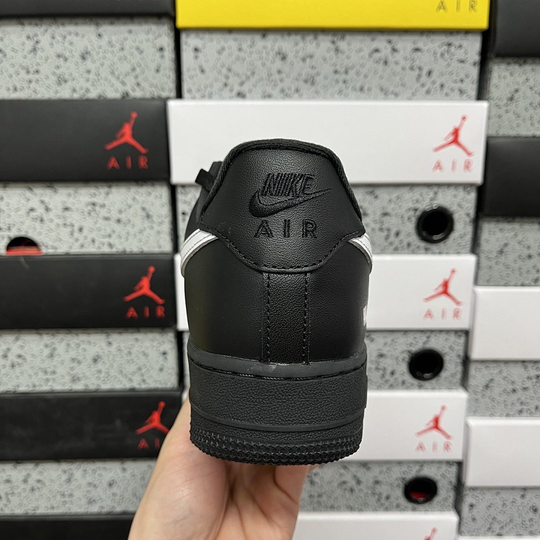 Nike Air Force 1 Low Supreme Black White Sup - Image 7