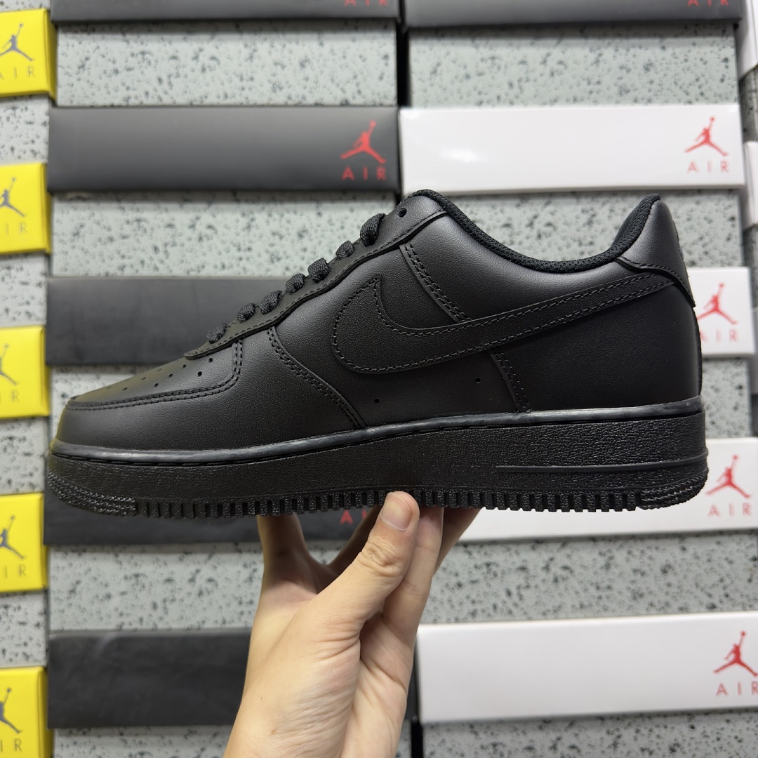 Nike Air Force 1 Low '07 (Black) - Image 7