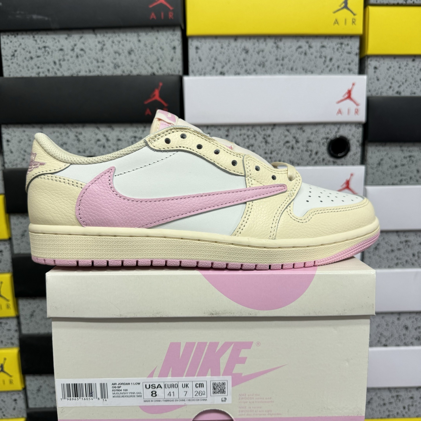 Nike Jordan 1 Retro Low OG SP Travis Scott Shy (Pink) - Image 11