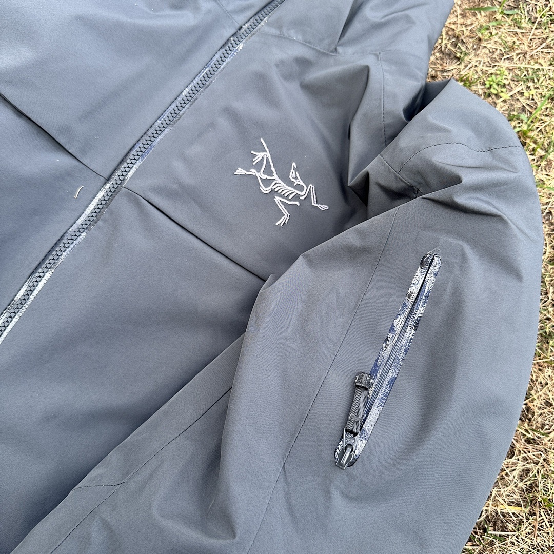 Arc'teryx Macai Jacket Black Sea Blue SIZE: XL - Image 6