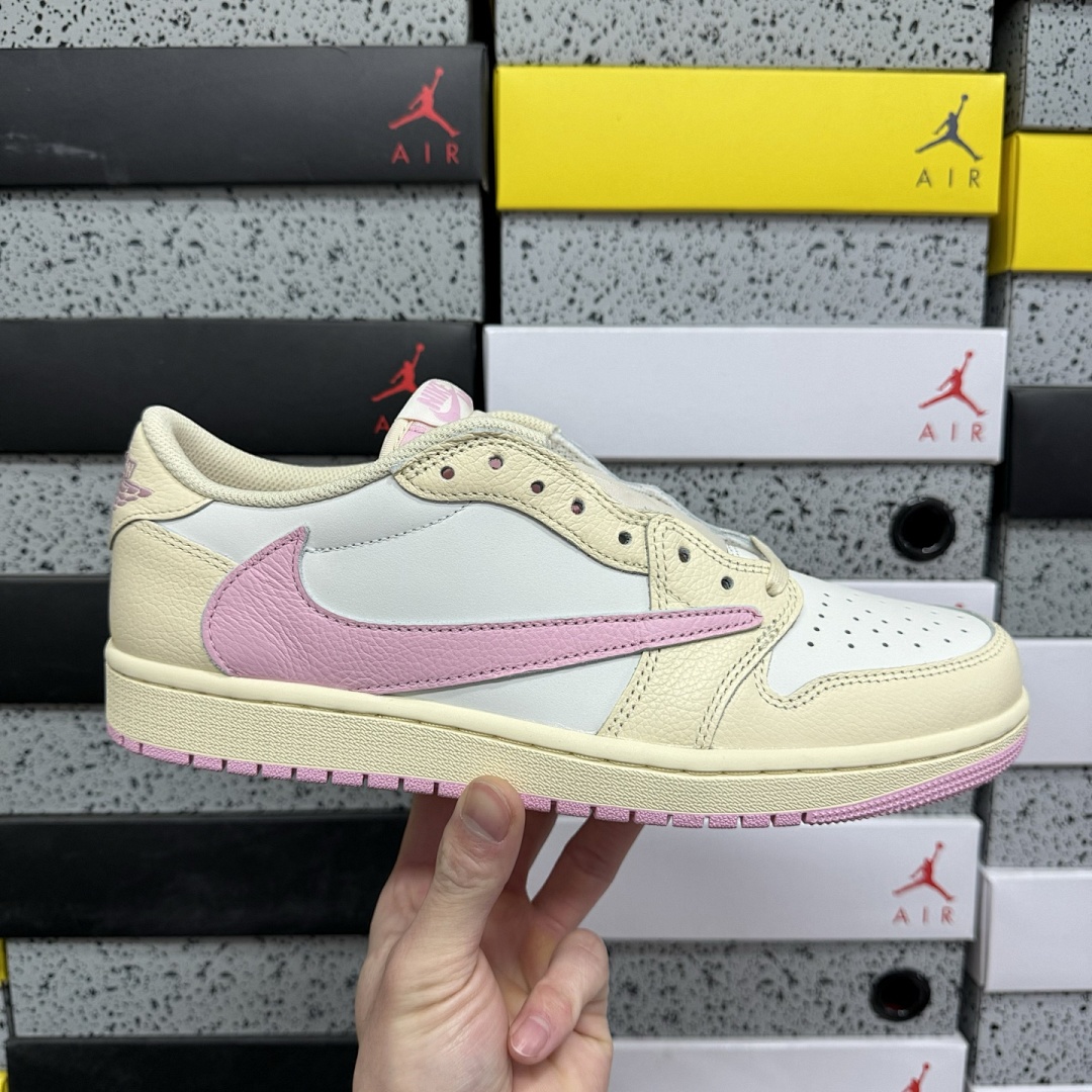 Nike Jordan 1 Retro Low OG SP Travis Scott Shy (Pink) - Image 12
