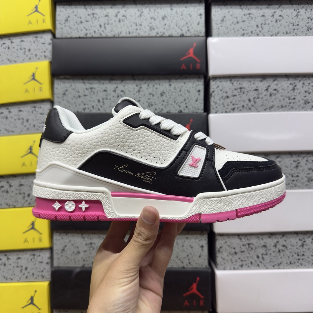 Louis Vuitton Trainer Black Pink BLACK/ - Image 3