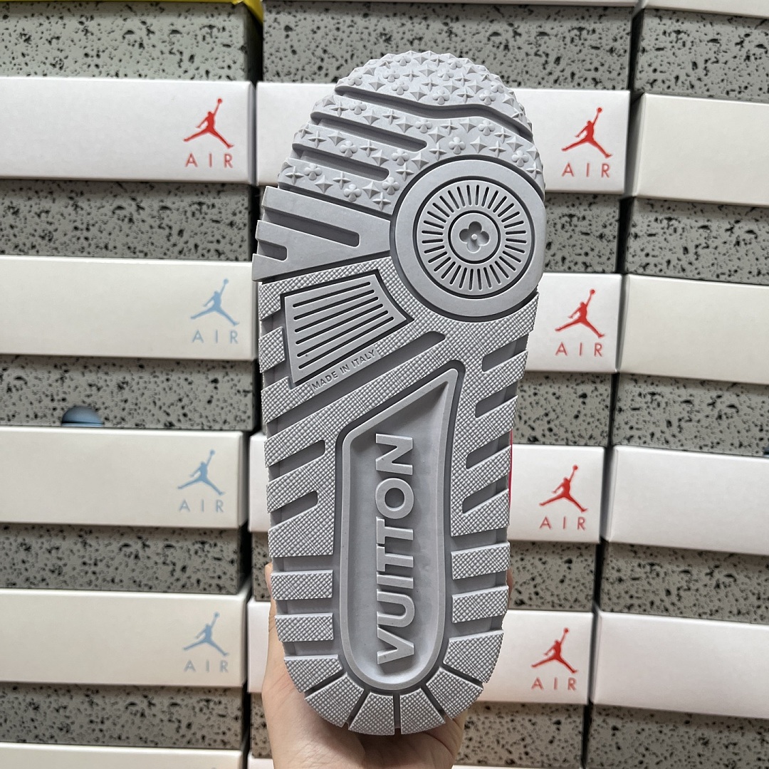 Louis Vuitton Trainer Maxi (Grey Blue) - Image 8