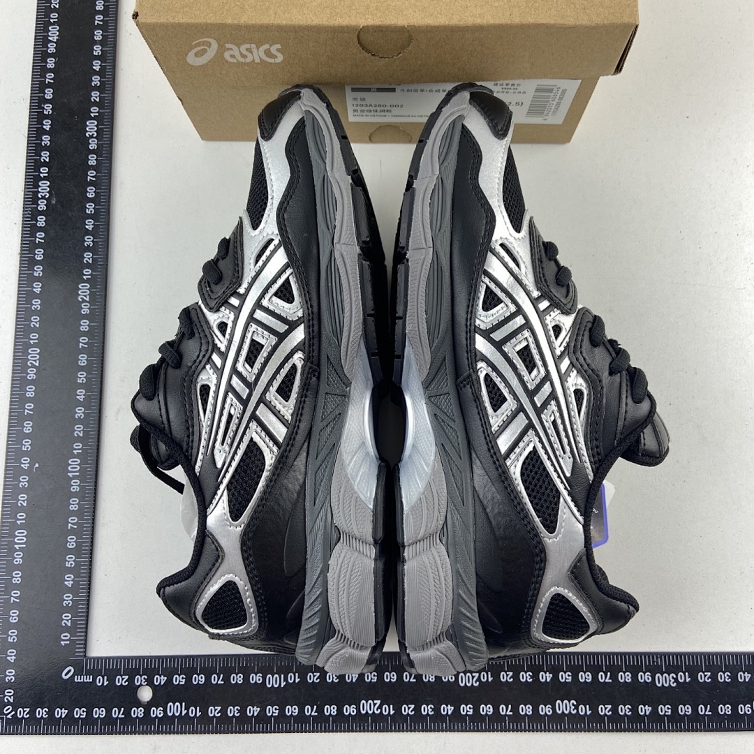 ASICS Gel-NYC Black Graphite Grey NYC (Silver) - Image 10