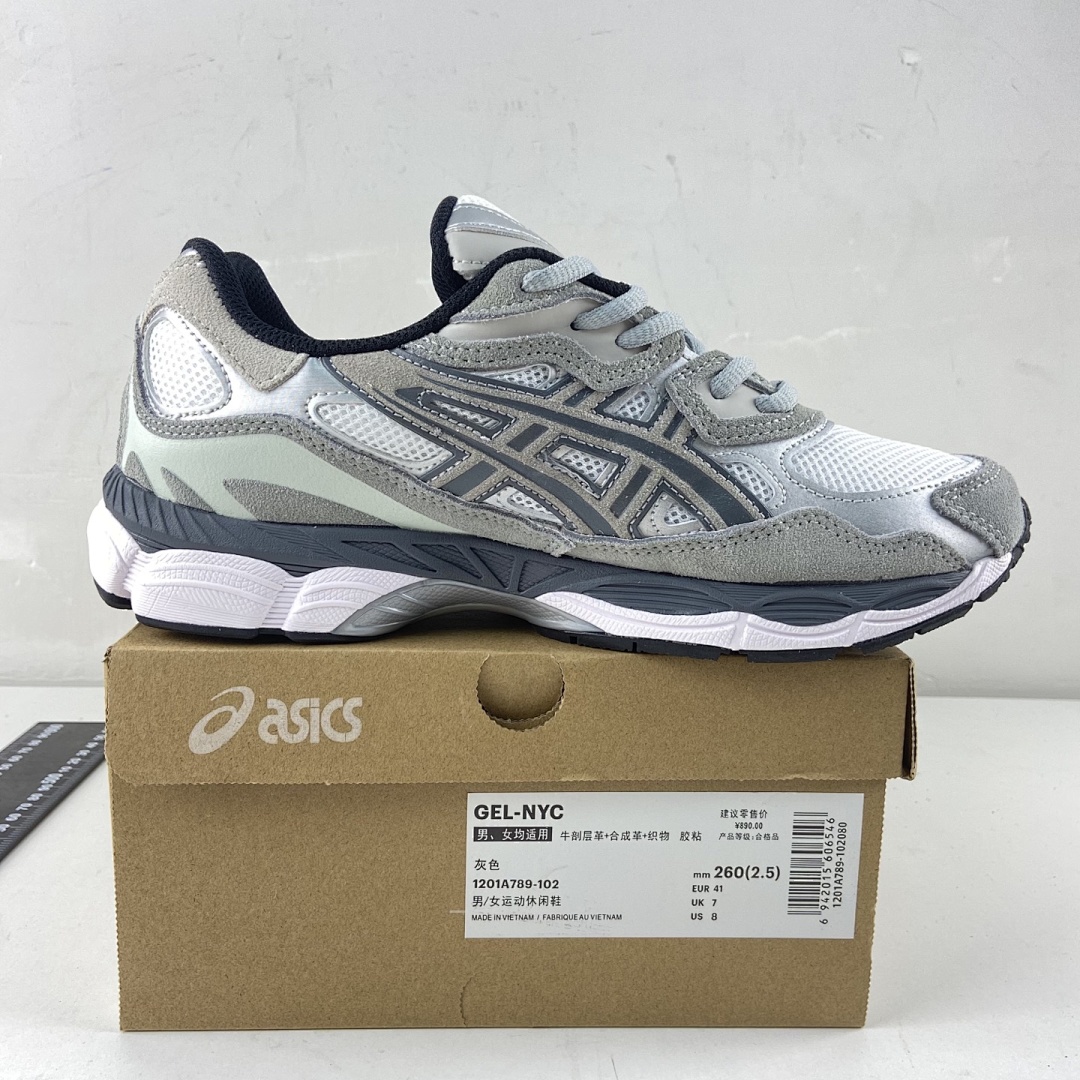 ASICS Gel-NYC White Steel Grey NYC - Image 3