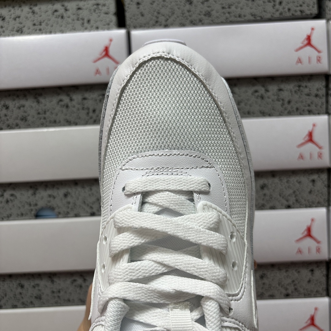 Nike Air Max 90 Recraft Triple White CN8490-100 - Image 7