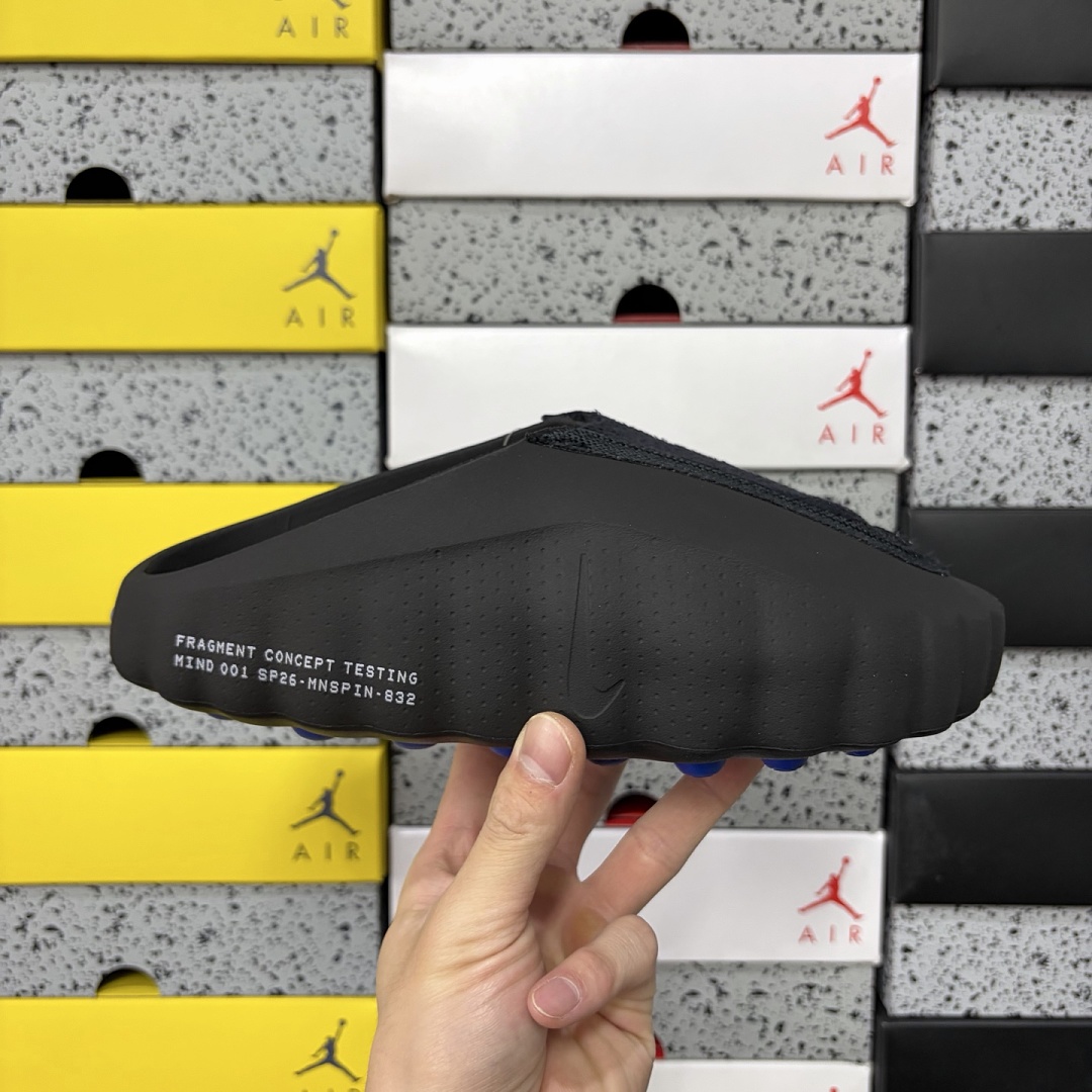 Nike Mind 001 Slide Fragment Black IQ8502-001 Collab - Image 3