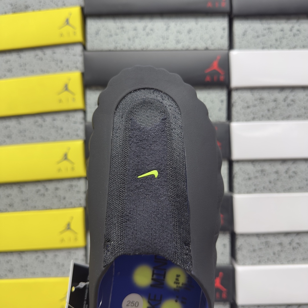 Nike Mind 001 Flyknit Slide Hyper (Royal Black) - Image 5