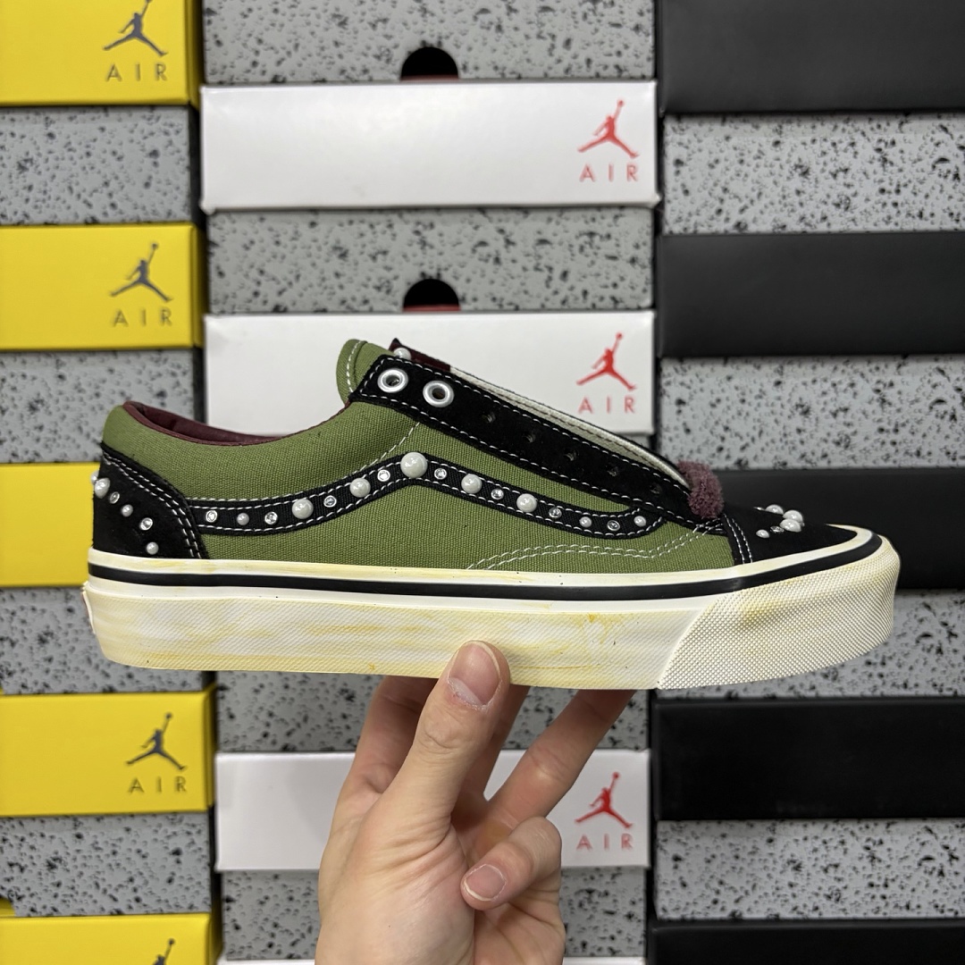 Vans OTW Old Skool Reissue 36 Satoshi Nakamoto Pearlized Army V - Image 6