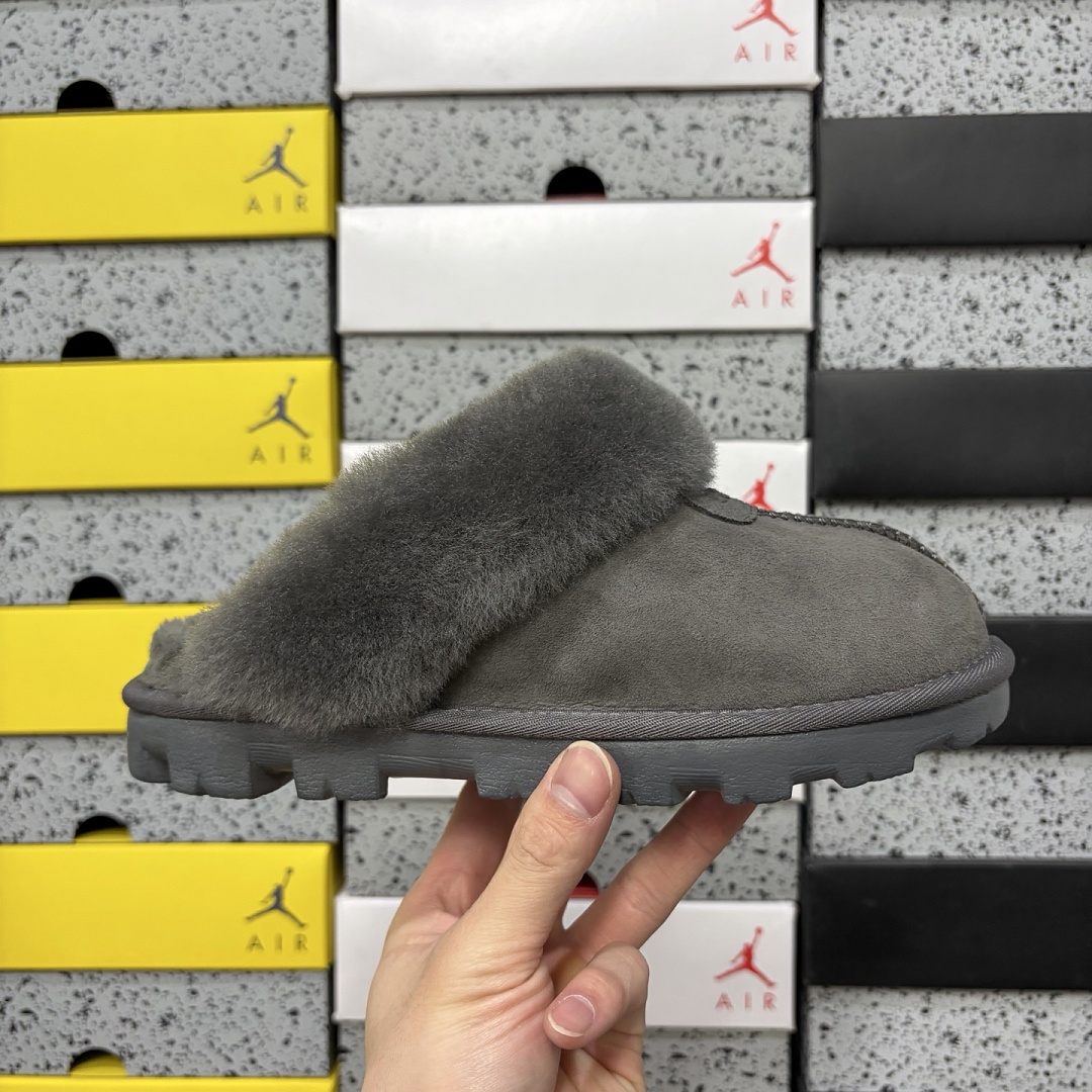 UGG Coquette Slipper Grey Thin Sole Star Slippers -5125 - Image 6