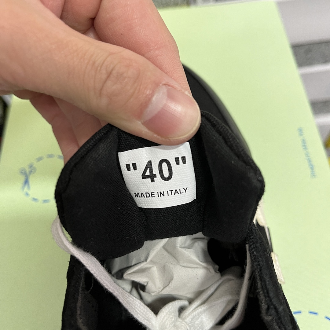 Off-White Abloh Vulc Low Top (Black) - Image 2