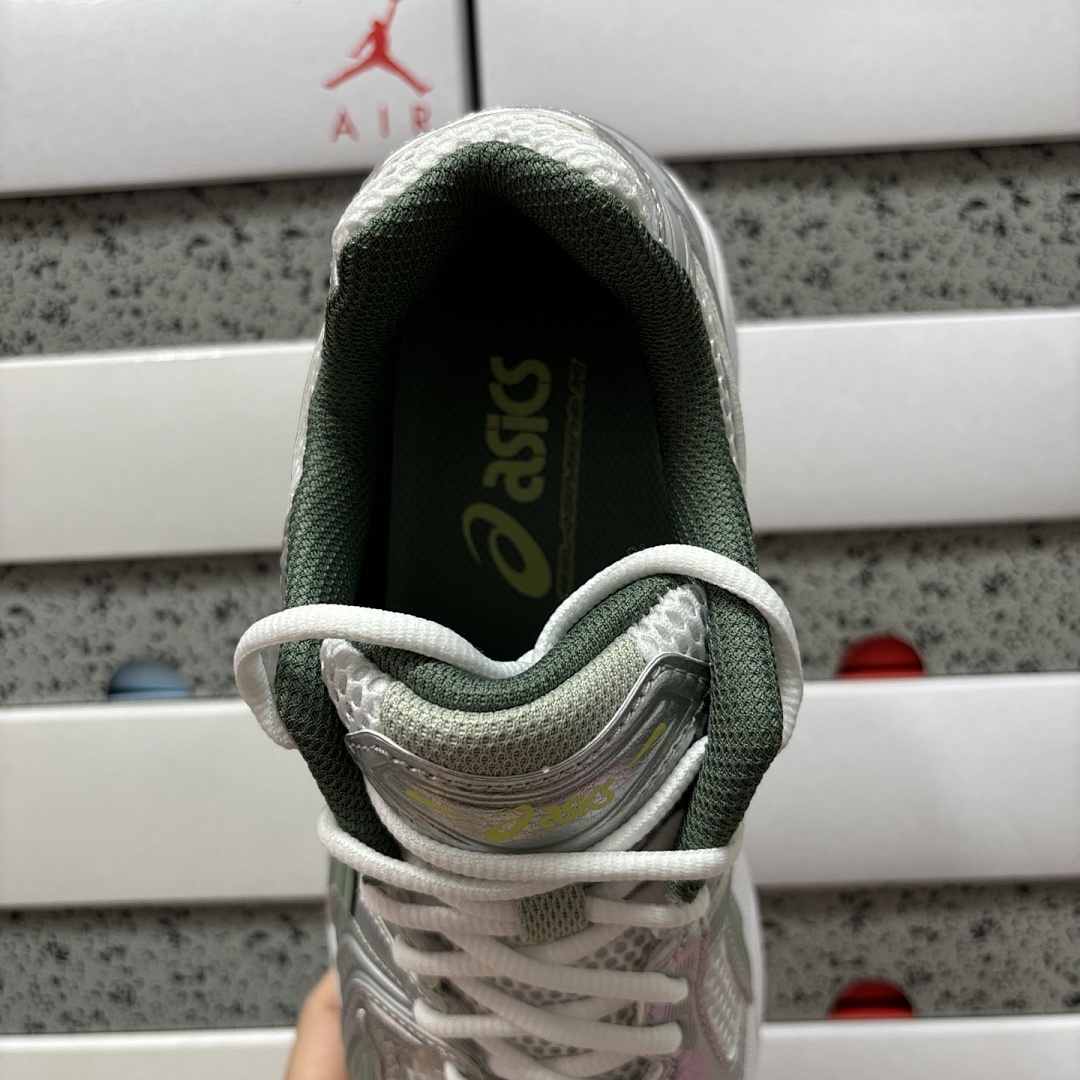 ASICS Gel-Kayano 14 White Pure Silver Slate Grey Sage - Image 7
