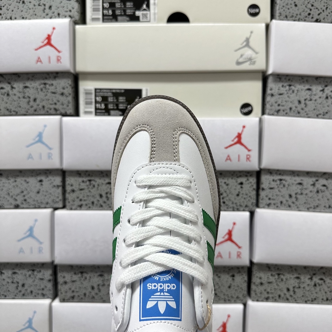 Adidas Samba OG Footwear White Green IG1024 - Image 8