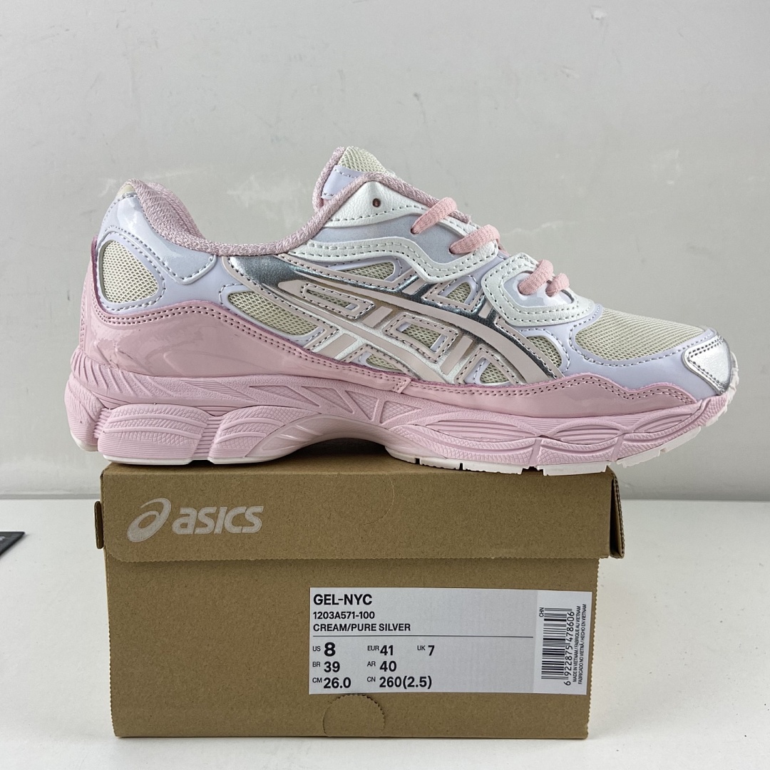 ASICS Gel-NYC Kicki Yang Zhang Pink Cream Pure Silver NYC - Image 2
