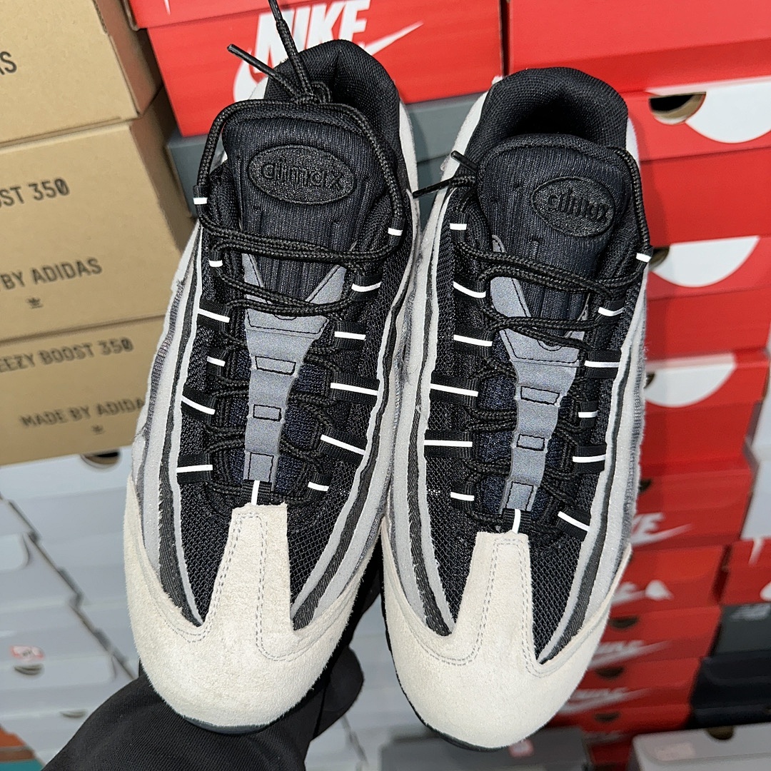 Nike Air Max 95 Comme Des Garcons Black Grey CU8406-101 CDG - Image 3