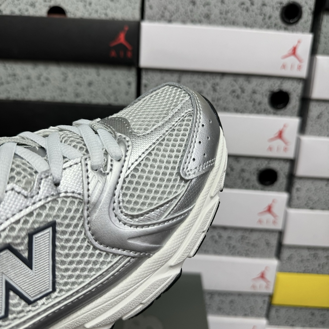 New Balance 530 Grey Matter (Silver Metallic) - Image 9