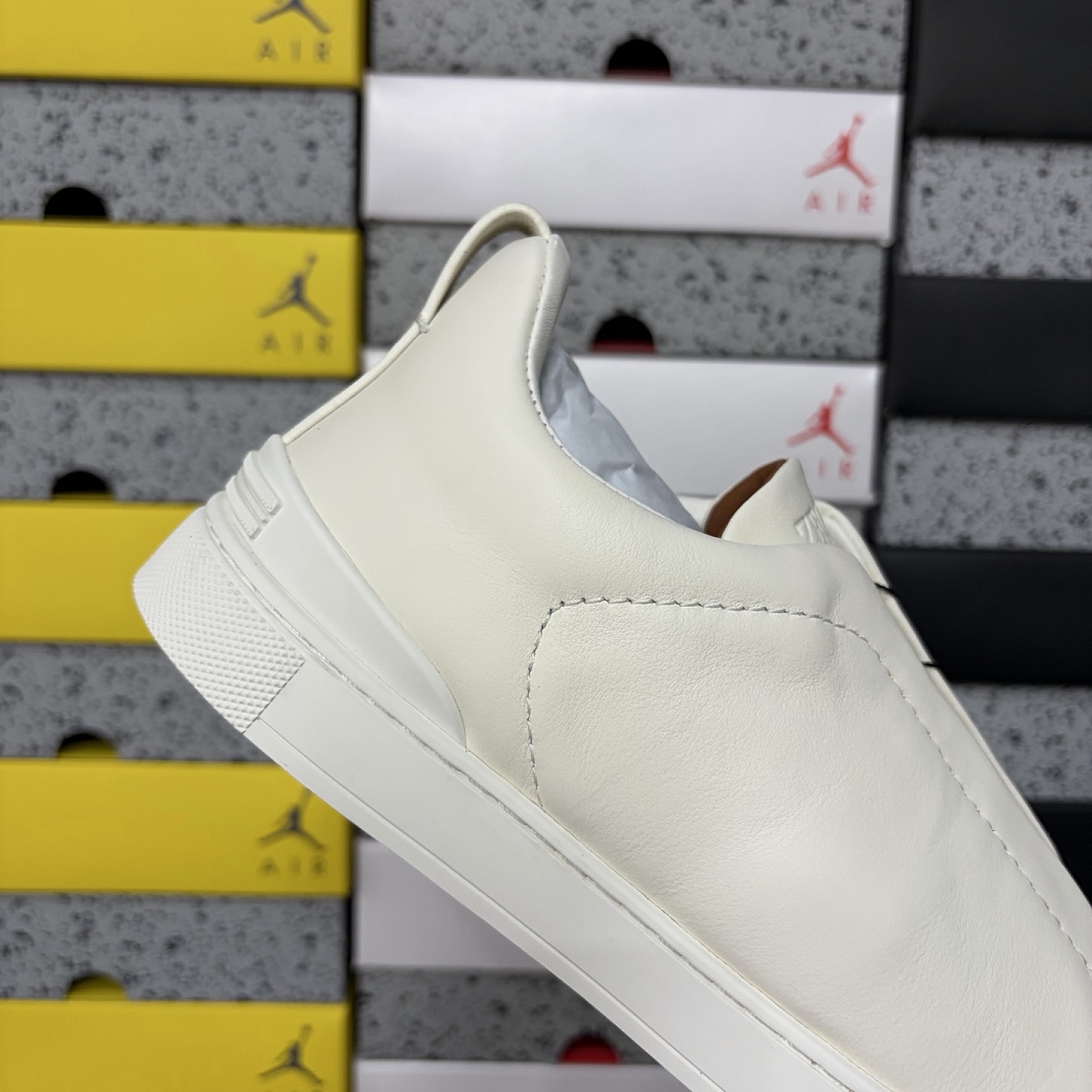 Zegna Deerskin Triple Stitch (White) - Image 2