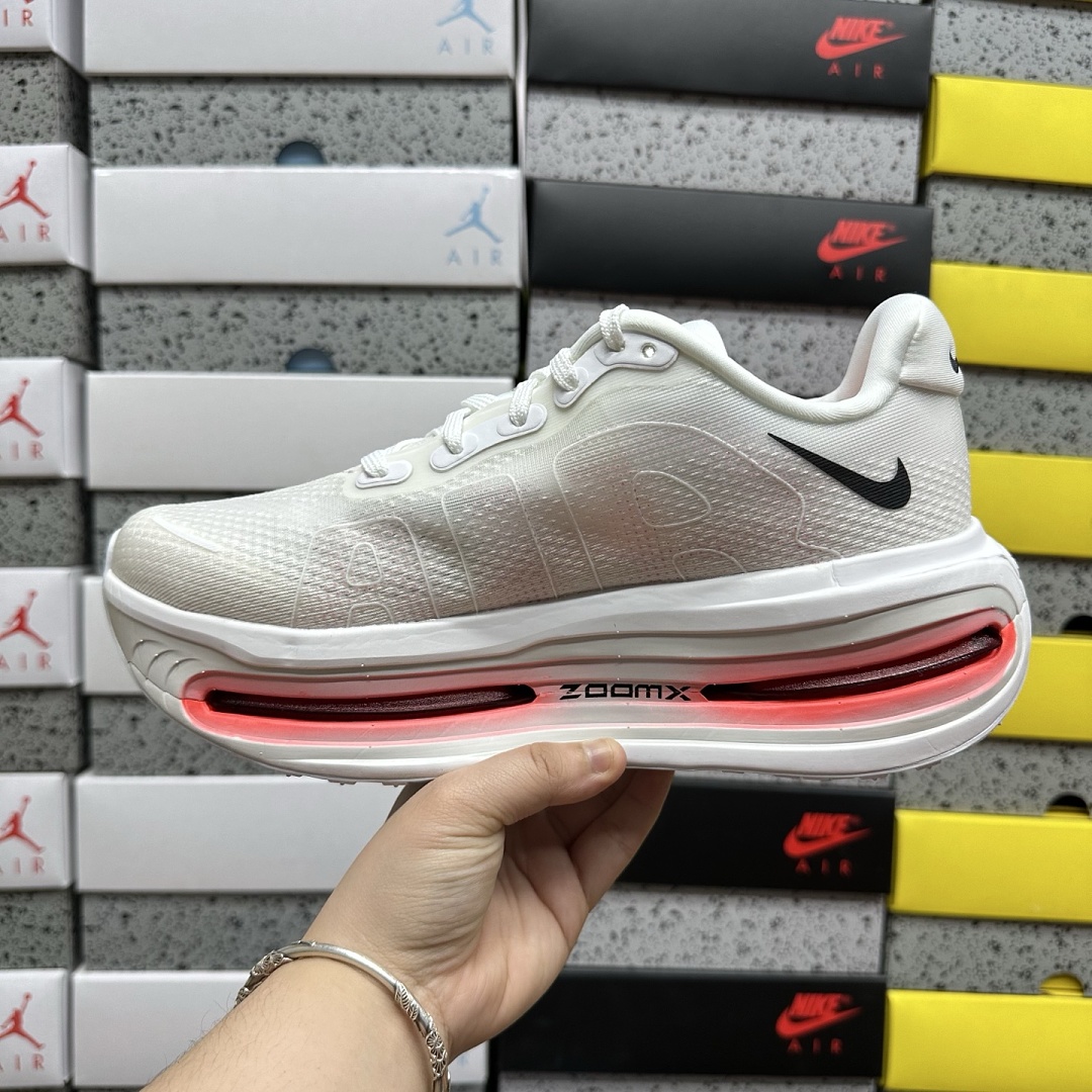 Nike Vomero Premium White Bright Crimson - Image 7