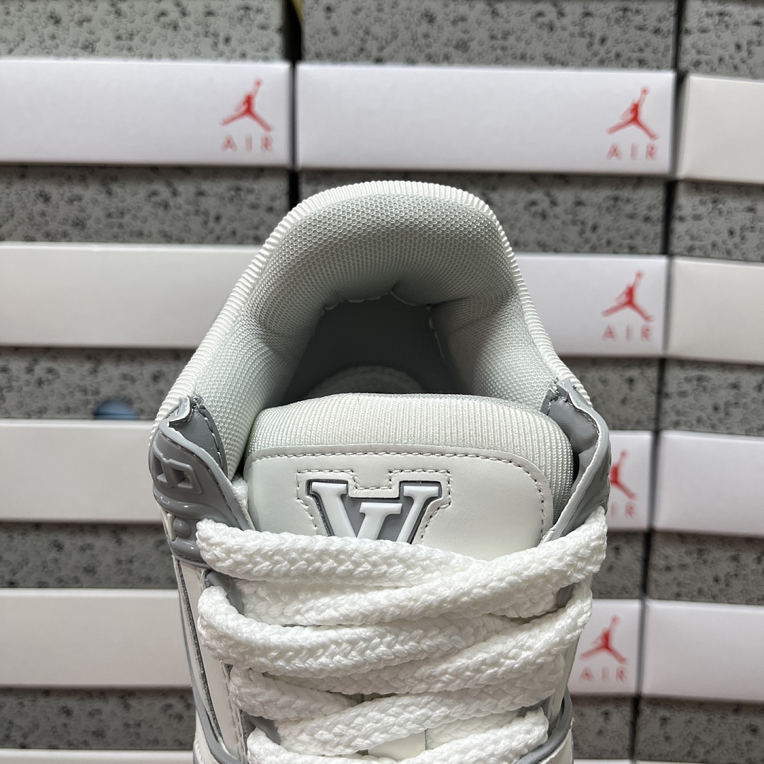 Louis Vuitton Trainer Maxi (White Grey) - Image 2