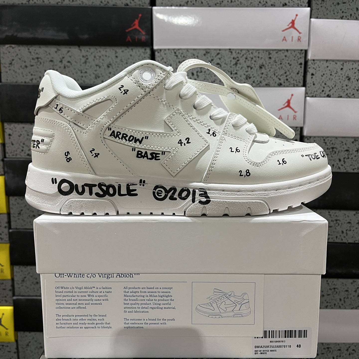 Off-White Out Of Office OOO Low Tops - Image 10
