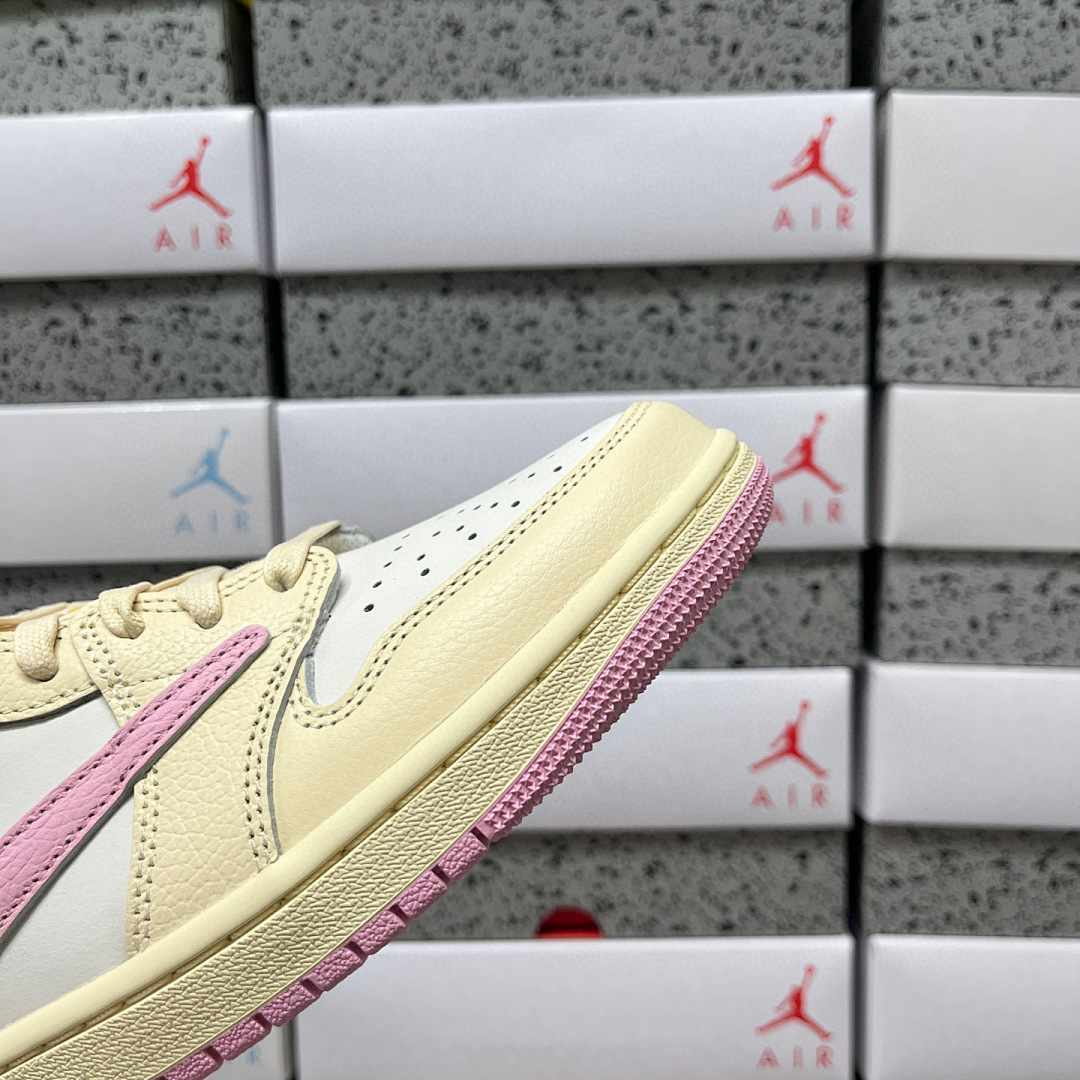 Nike Jordan 1 Retro Low OG SP Travis Scott Shy (Pink) - Image 8