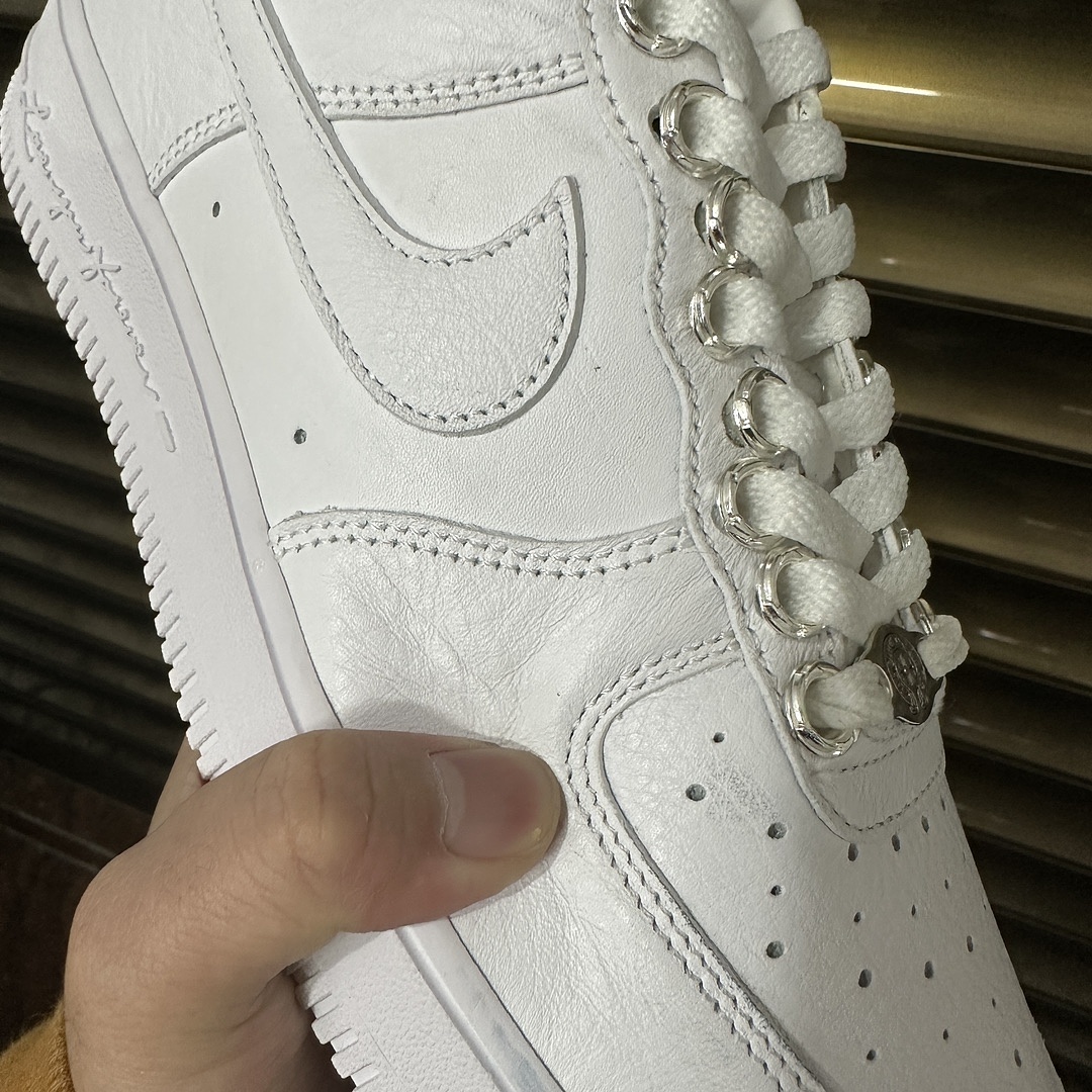 Nike Air Force 1 Low SP Drake NOCTA X Chrome Hearts (White) - Image 15