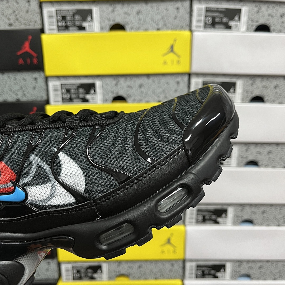 Nike Air Max Plus Multi Swoosh Black Crimson - Image 9