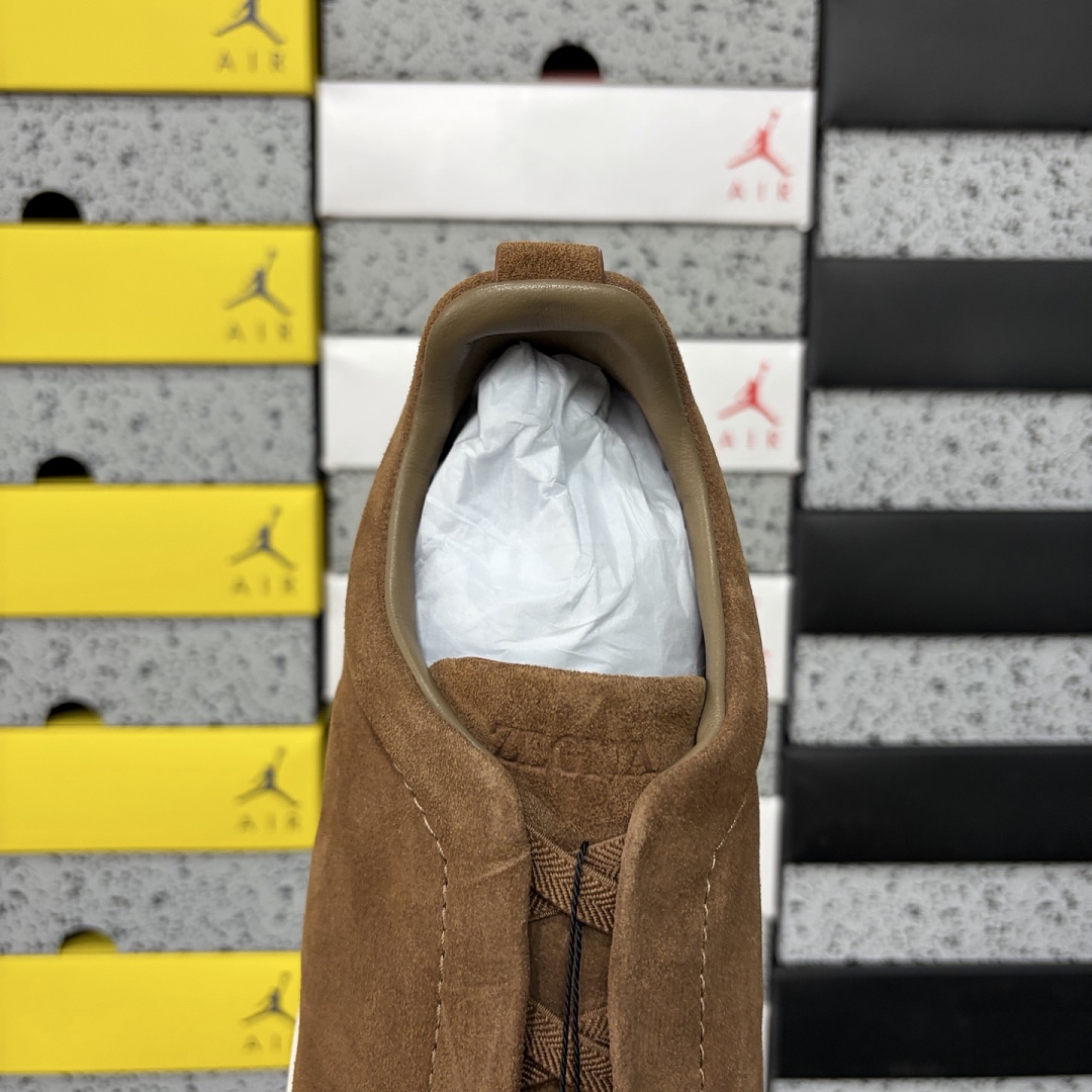 Zegna Deerskin Triple Stitch (Brown) - Image 4