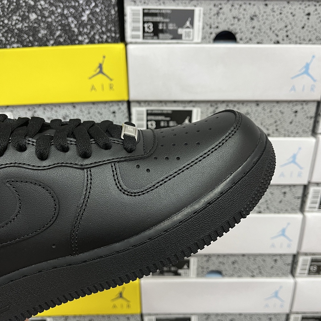 Nike Air Force 1 Low '07 (Black) - Image 8