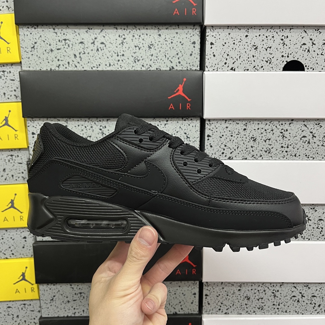Nike Air Max 90 Recraft (Triple Black) - Image 2