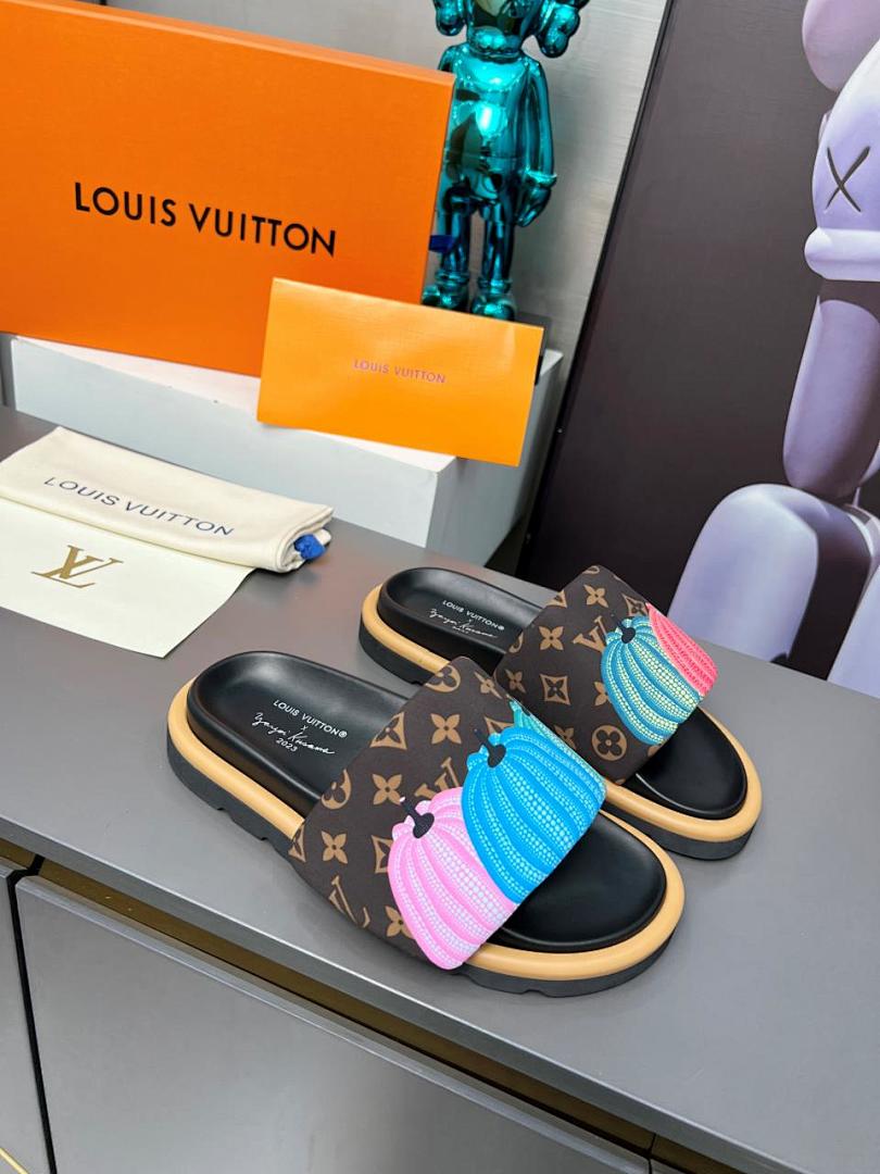 Louis Vuitton Velcro Slippers - Image 8