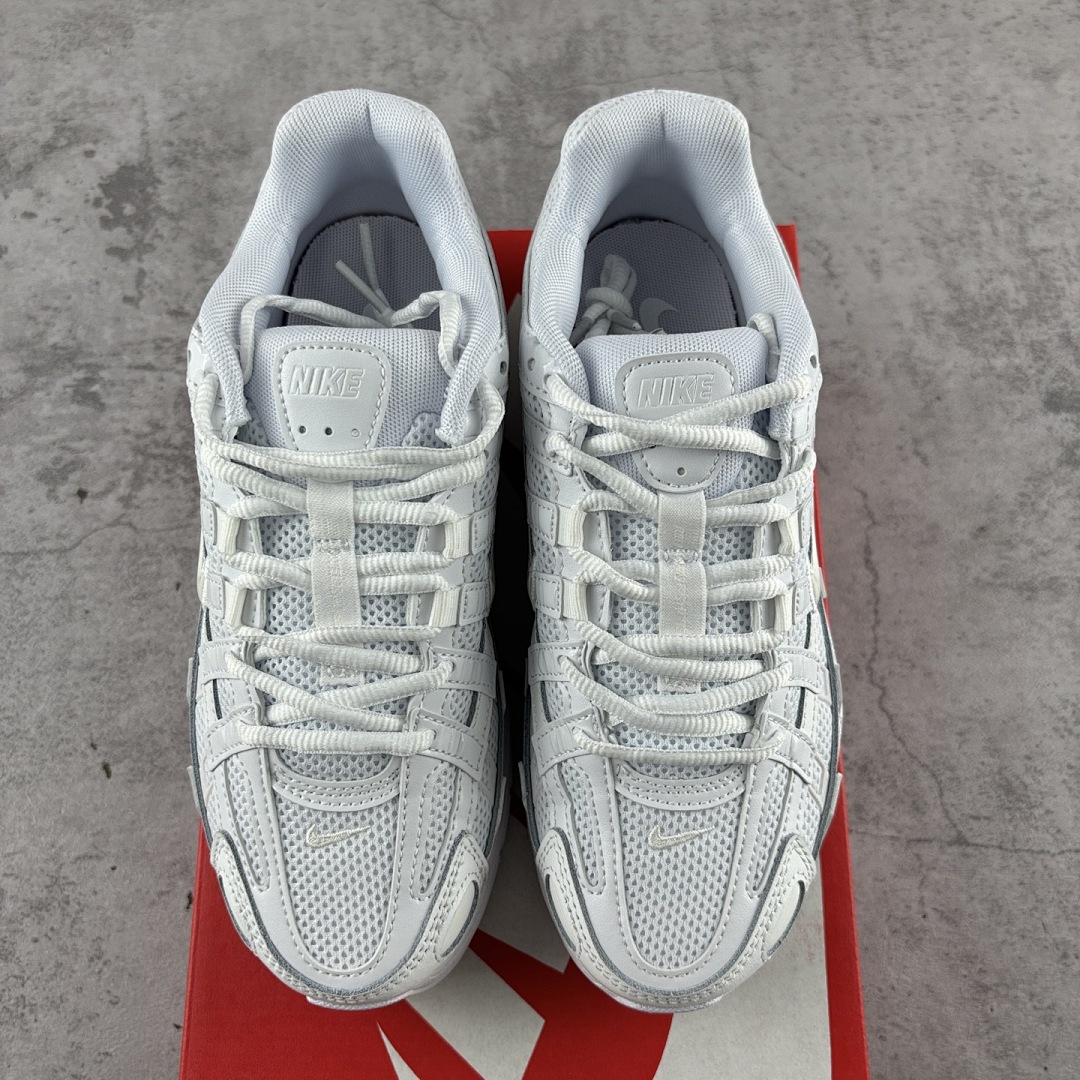 Nike P-6000 (Triple White) - Image 2