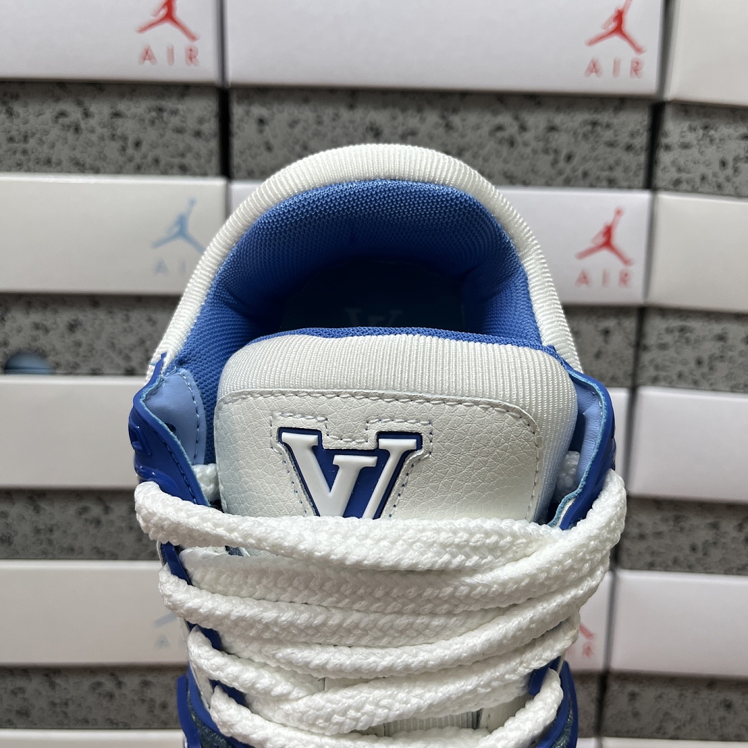 Louis Vuitton Trainer Maxi (Blue White) - Image 9
