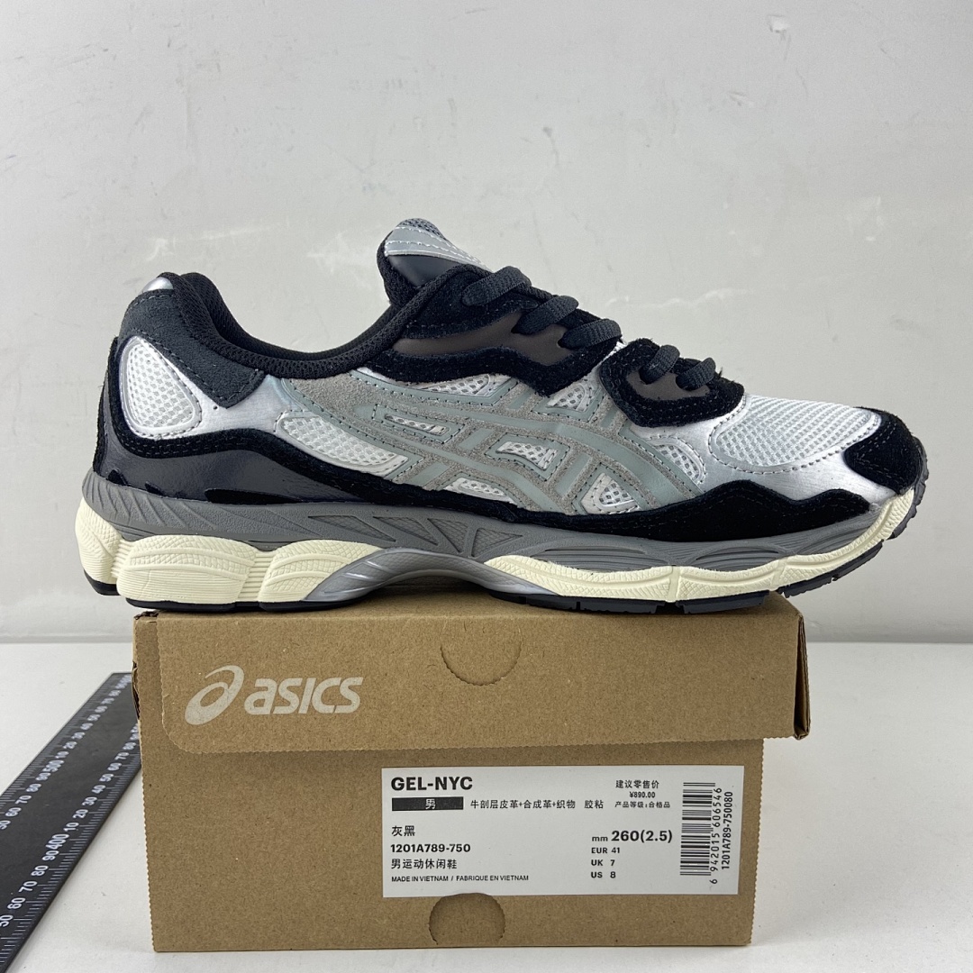 ASICS Gel-NYC Ivory Clay Grey NYC (Black) - Image 4
