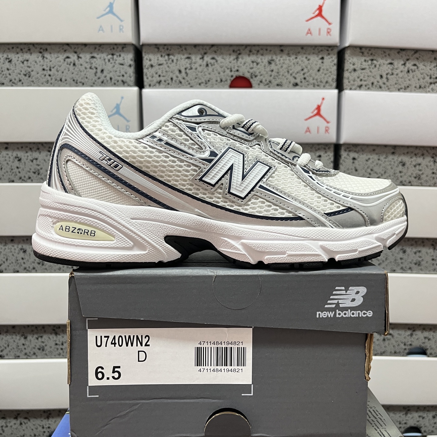 New Balance 740V2 White Shadow (Grey Navy) - Image 10