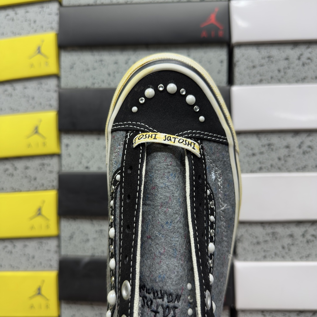 Vans Old Skool 36 Satoshi Nakamoto Pearlized Speckled Moving Blanket Grey V - Image 8