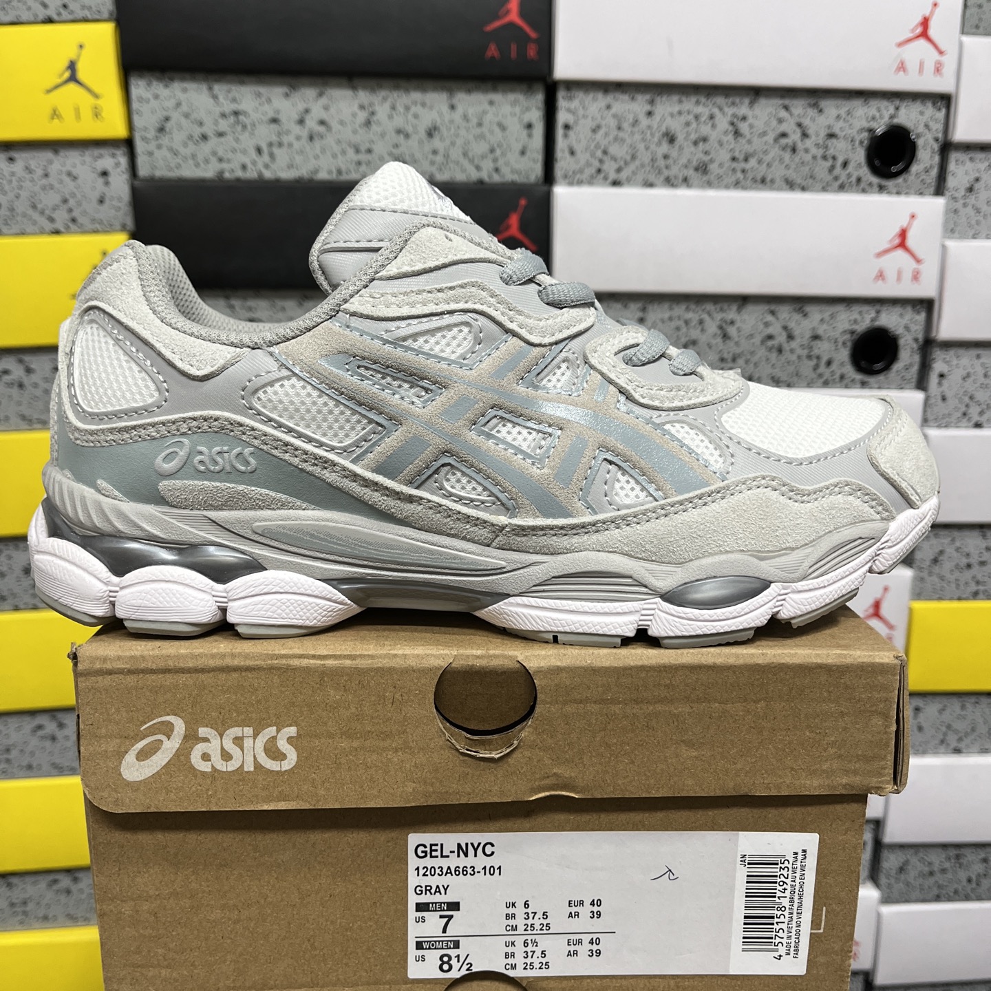 ASICS Gel-NYC Cream Cloud Grey 1203A663-101 - Image 11