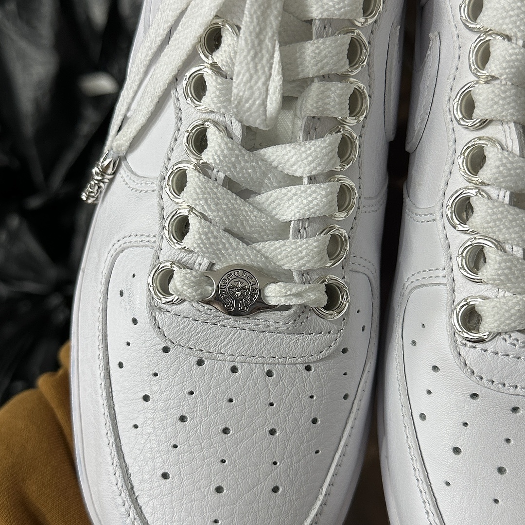 Nike Air Force 1 Low SP Drake NOCTA X Chrome Hearts (White) - Image 8