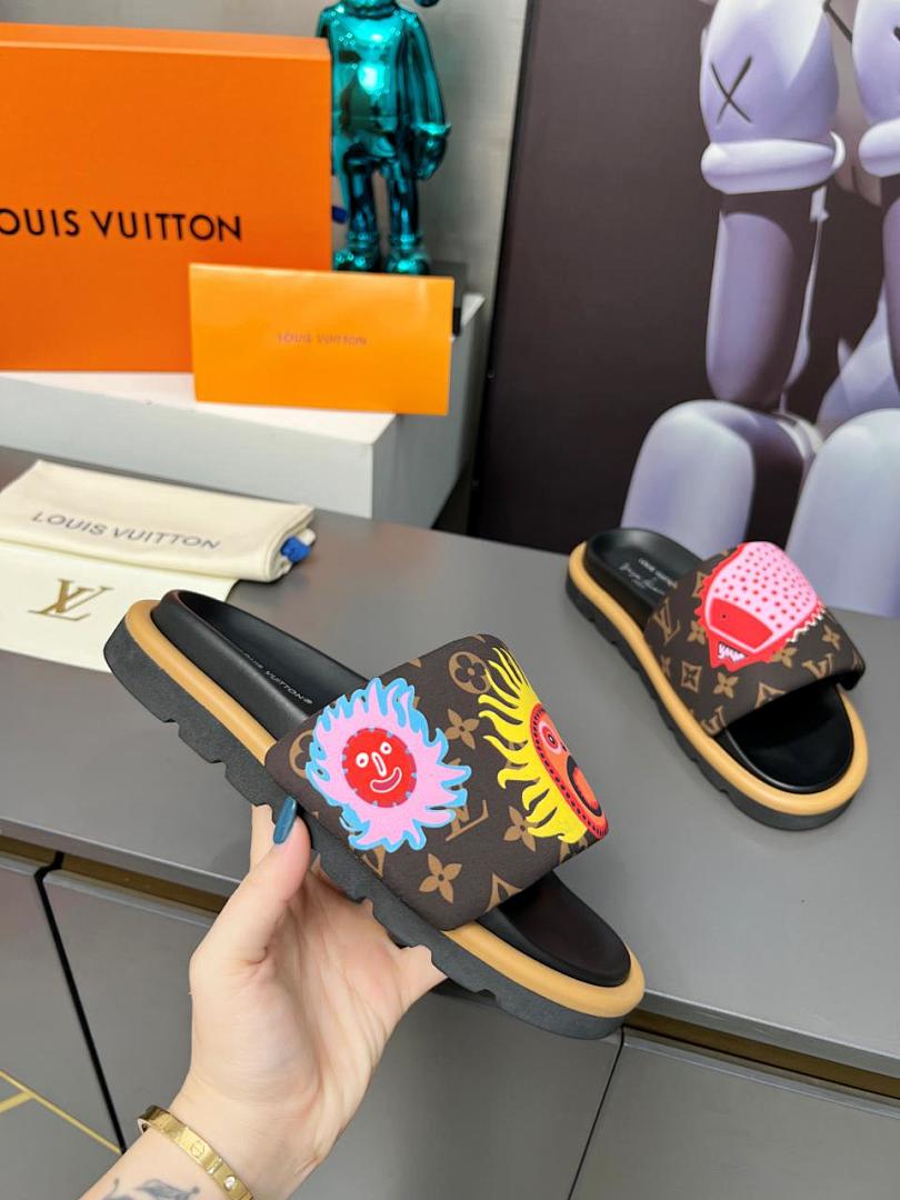 Louis Vuitton Velcro Slippers - Image 4