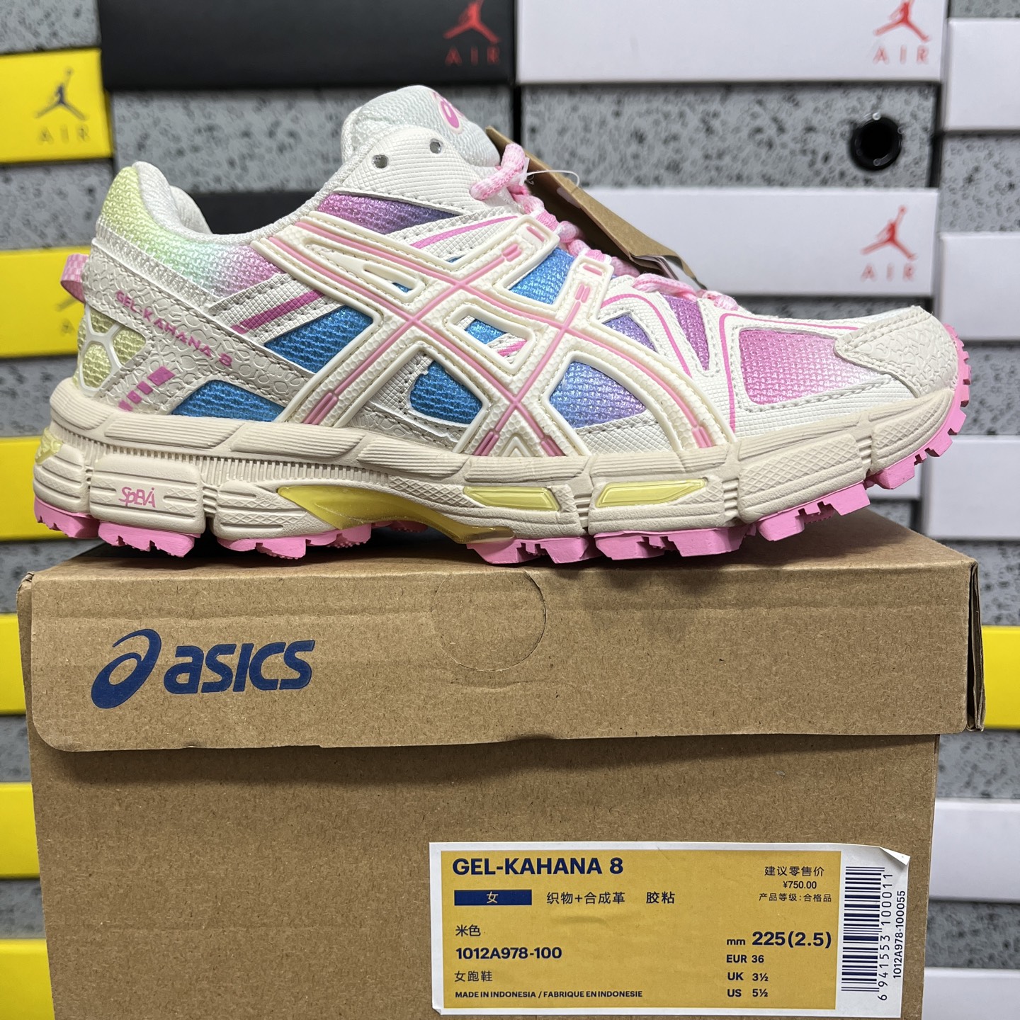 ASICS Gel-Kahana 8 1012A978-100 (Pink Blue) - Image 11