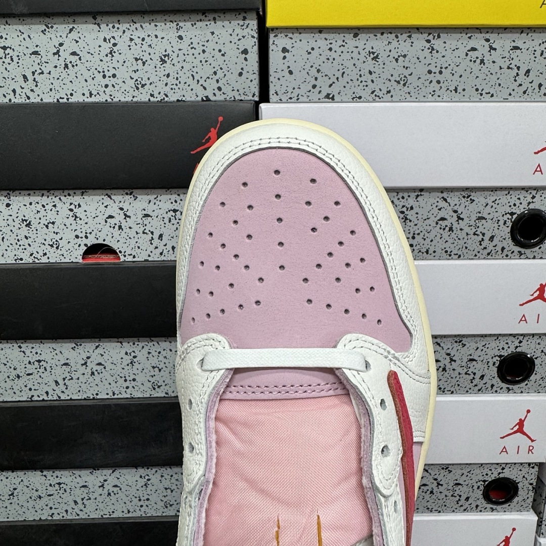Nike Jordan 1 Retro Low OG SP Travis Scott Shy (Pink) - Image 12