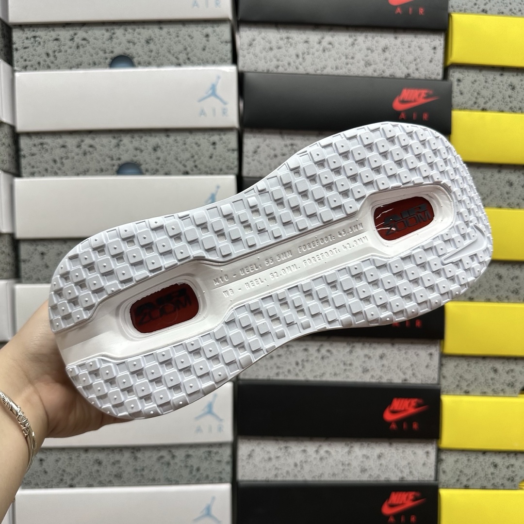 Nike Vomero Premium White Bright Crimson - Image 10