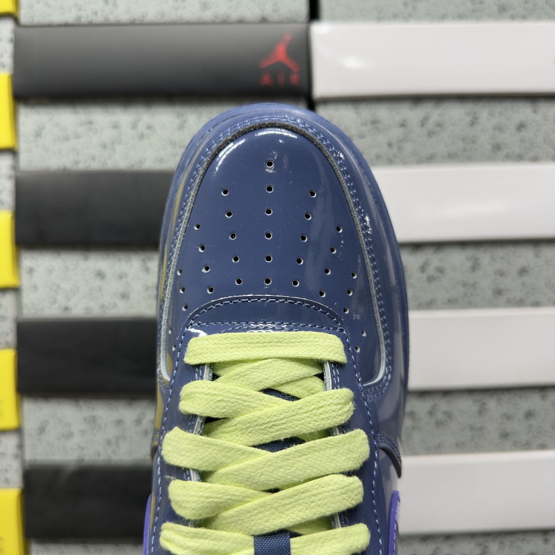 Nike Air Force 1 Low Patent Leather Mystic Navy Grape (Ice) - Image 4