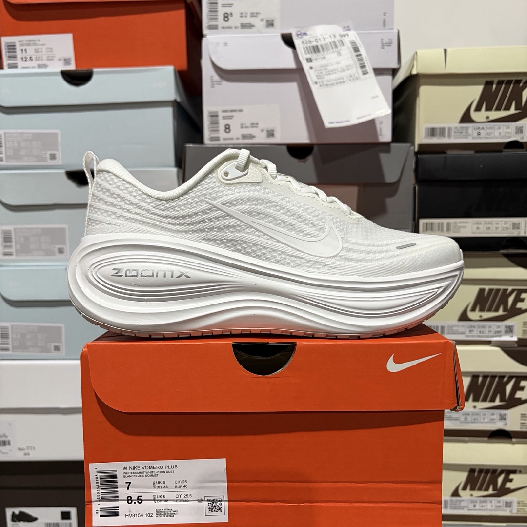 Nike Vomero Plus (Triple White)