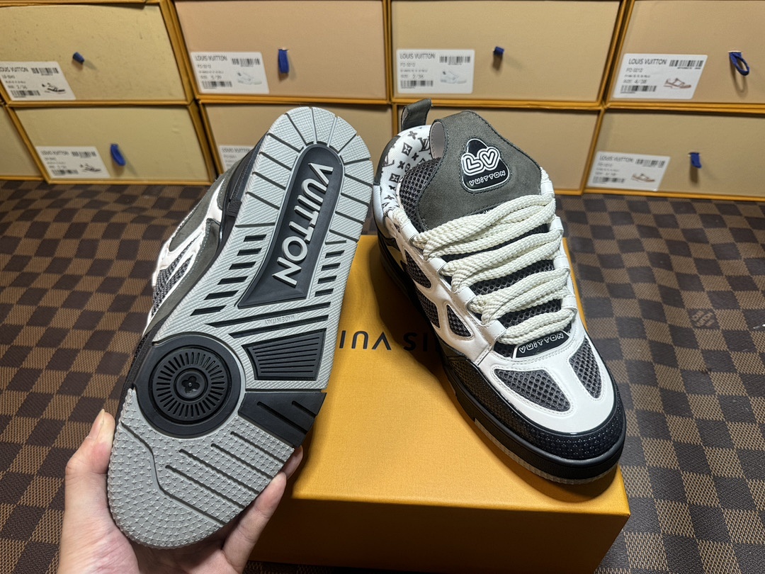 Louis Vuitton LV Skate Grey Sports Shoes - Image 2